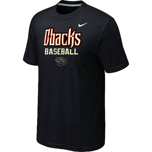 Nike MLB Arizona Diamondbacks 2014 Home Practice T-Shirt - Black 
