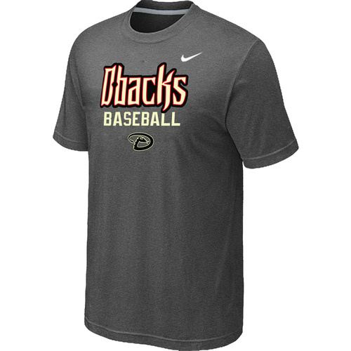 Nike MLB Arizona Diamondbacks 2014 Home Practice T-Shirt - Dark Grey 