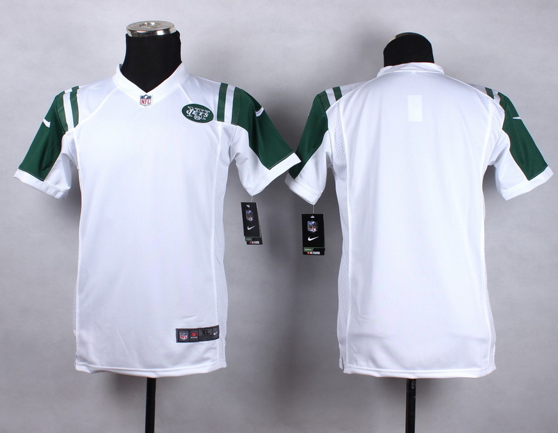 Nike NFL New York Jets Blank Youth White Jersey