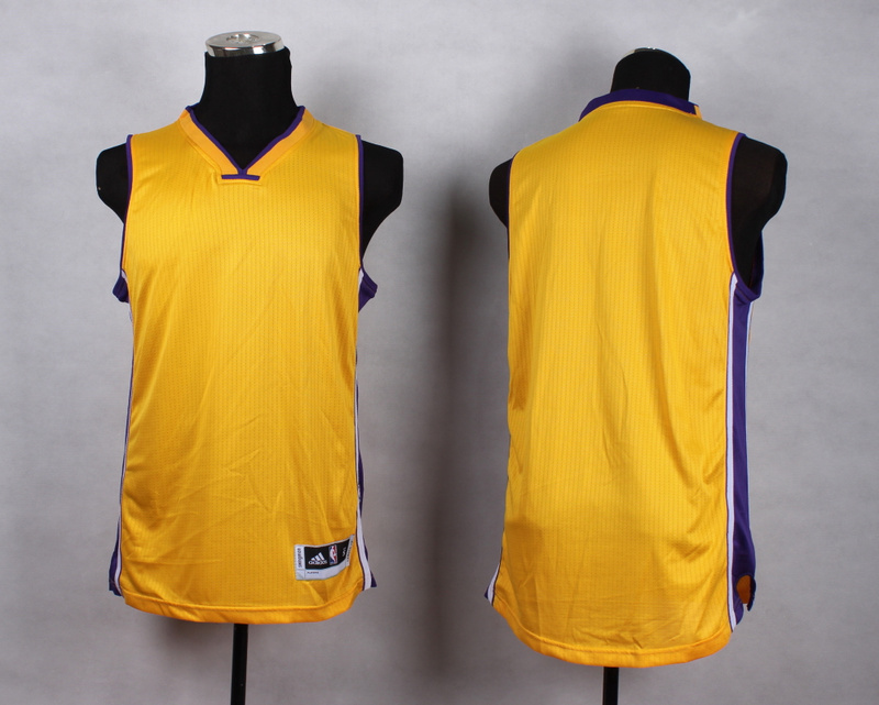 NBA Los Angeles Lakers Blank Yellow Jersey