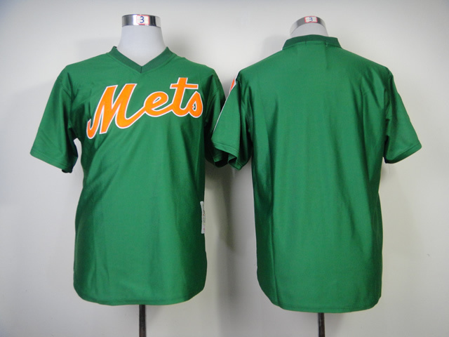 MLB New York Mets Blank Green Throwback 1985 Jersey