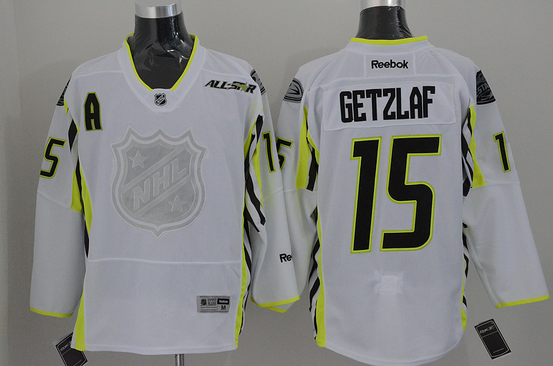 2015 NHL All Star Ducks #19 Getzlaf White Jersey