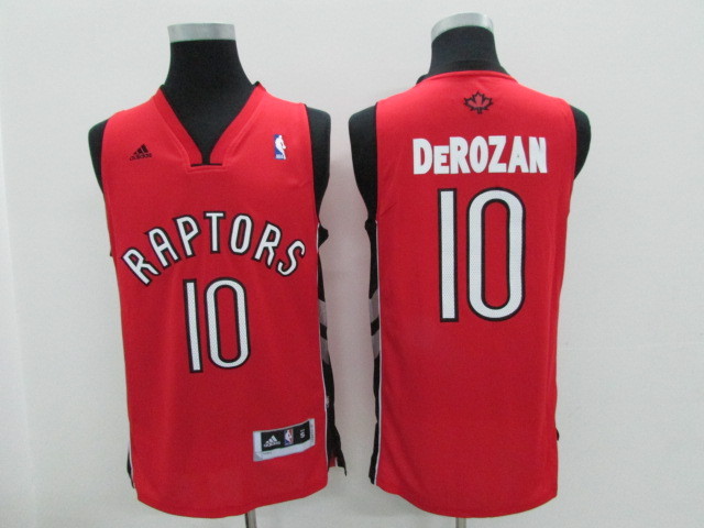NBA Toronto Raptors #10 DeRozan Red Jersey