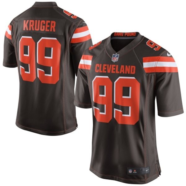 2015 NFL Cleveland Browns #99 Kruger Brown Jersey