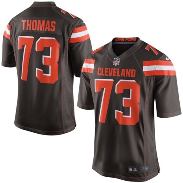 2015 NFL Cleveland Browns #73 Thomas Brown Jersey