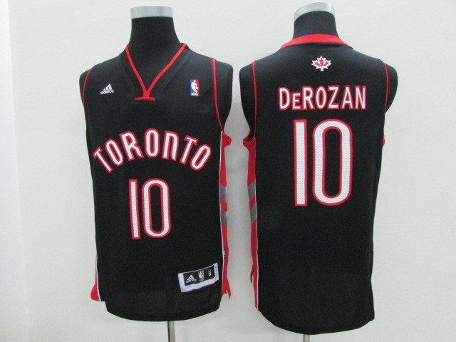 NBA Toronto Raptors #10 DeRozan Black Jersey
