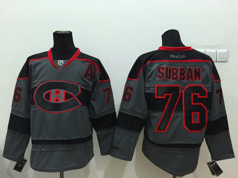 NHL New York Rangers #76 Subban Black Fashion Jersey with A Patch