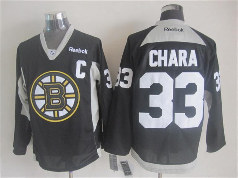 NHL Boston Bruins #33 Chara Black New Jersey with C Patch