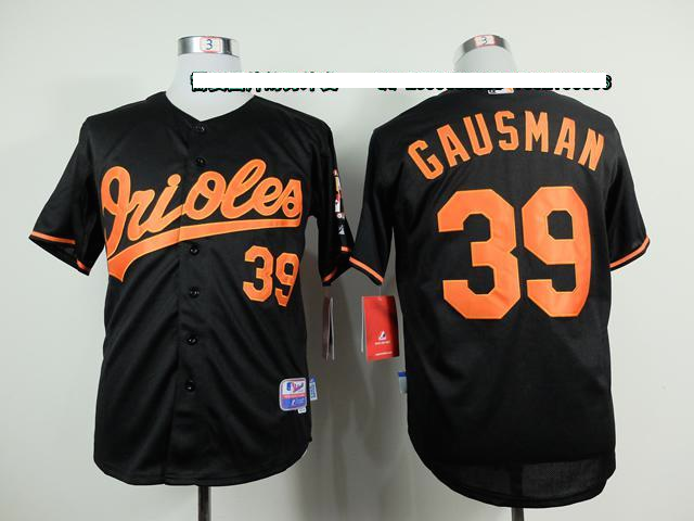 MLB Baltimore Orioles #39 Gausman Black Jersey