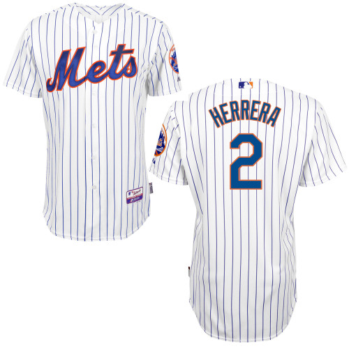 MLB New York Mets #2 Herrera Cool Base Customized Jersey