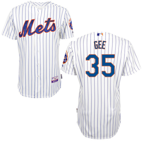 MLB New York Mets #35 Gee Cool Base Customized Jersey