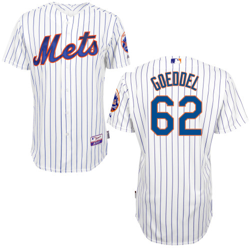 MLB New York Mets #62 Goeddel Cool Base Customized Jersey