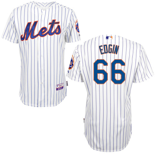 MLB New York Mets #66 Edgin Cool Base Customized Jersey