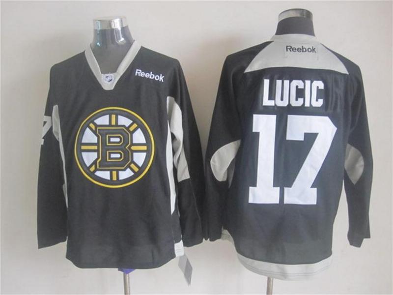 NHL Boston Bruins #17 Lucic Black New Jersey