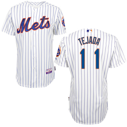 MLB New York Mets #11 Tejada Cool Base Customized Jersey