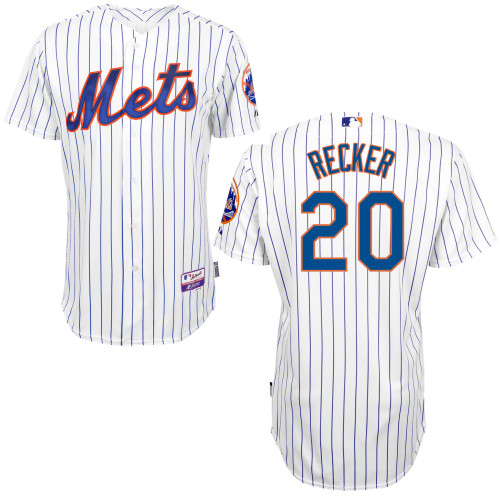 MLB New York Mets #20 Recker Cool Base Customized Jersey