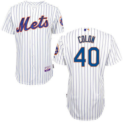 MLB New York Mets #40 Colon Cool Base Customized Jersey