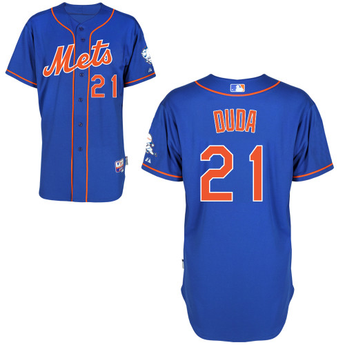 MLB New York Mets #21 Duda Blue Cool Base Customized Jersey