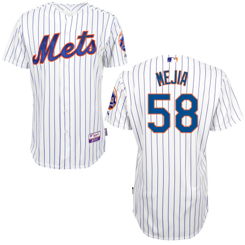 MLB New York Mets #58 Mejia Cool Base Customized Jersey