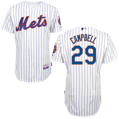 MLB New York Mets #29 Canpbell Cool Base Customized Jersey