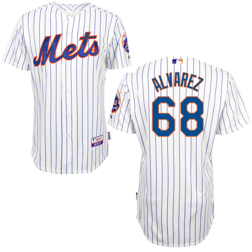 MLB New York Mets #68 Alvarez Cool Base Customized Jersey
