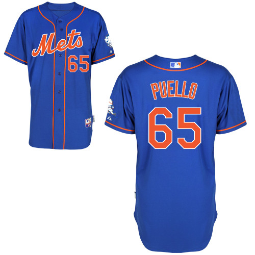 MLB New York Mets #65 Puelld Blue Cool Base Customized Jersey