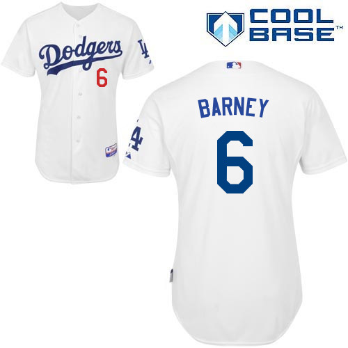 MLB Los Angeles Dodgers #6 Barney White Customized Jersey