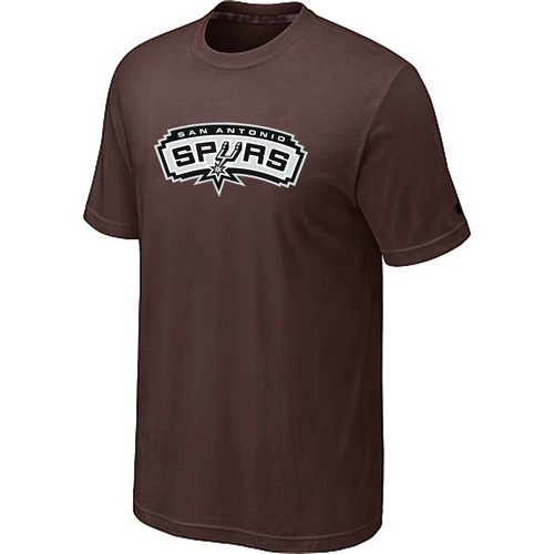 San Antonio Spurs Big & Tall Primary Logo Brown T-Shirt 
