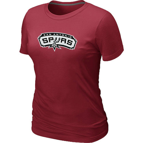 NBA San Antonio Spurs Big & Tall Primary Logo Red Womens T-Shirt 
