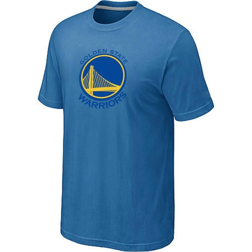 NBA Golden State Warriors Big & Tall Primary Logo light Blue T-Shirt