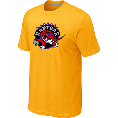 NBA Toronto Raptors Big & Tall Primary Logo Yellow T-Shirt