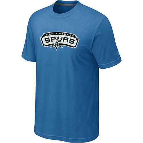 San Antonio Spurs Big & Tall Primary Logo L.Biue T-Shirt 