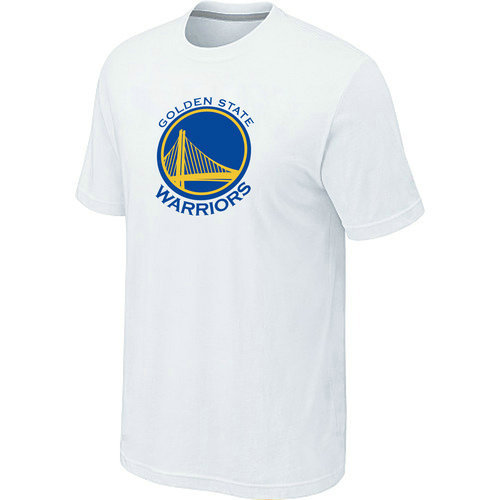 NBA Golden State Warriors Big & Tall Primary Logo White T-Shirt