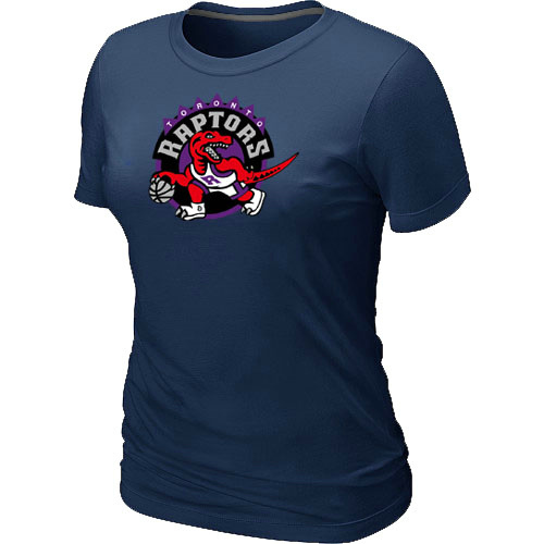 NBA Toronto Raptors Big & Tall Primary Logo D.Blue Womens T-Shirt 