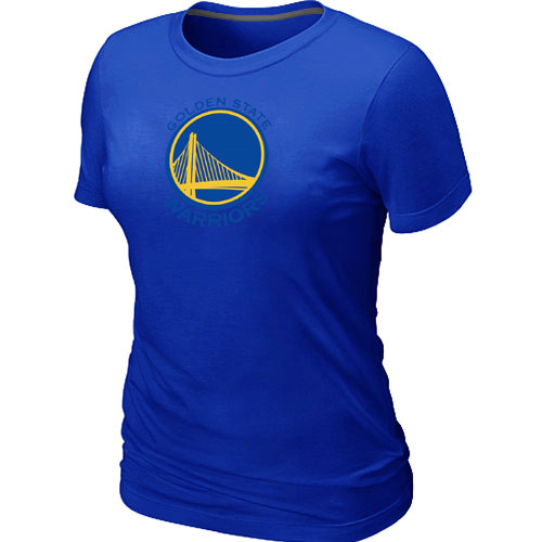 NBA Golden State Warriors Big & Tall Primary Logo Blue Womens T-Shirt 