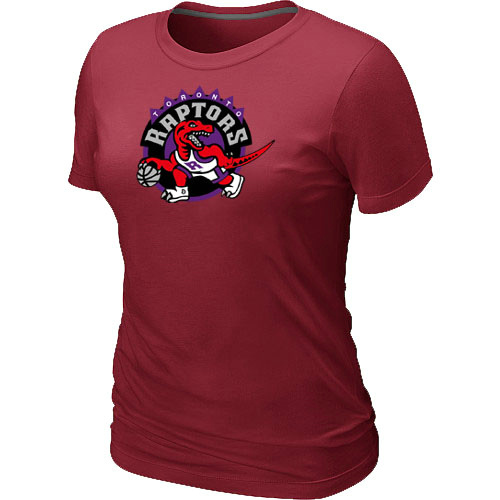 NBA Toronto Raptors Big & Tall Primary Logo Red Womens T-Shirt 