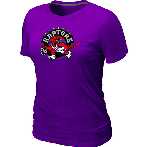 NBA Toronto Raptors Big & Tall Primary Logo Purple Womens T-Shirt 