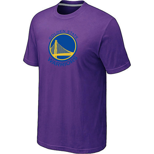NBA Golden State Warriors Big & Tall Primary Logo Purple T-Shirt