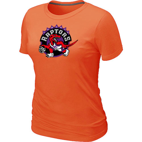 NBA Toronto Raptors Big & Tall Primary Logo Orange Womens T-Shirt 