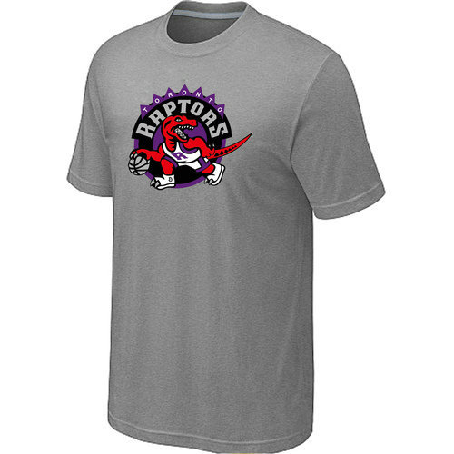 NBA Toronto Raptors Big & Tall Primary Logo L.Grey T-Shirt
