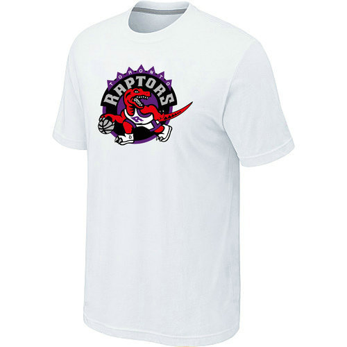 NBA Toronto Raptors Big & Tall Primary Logo White T-Shirt