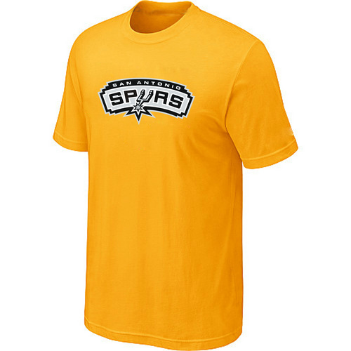 San Antonio Spurs Big & Tall Primary Logo Yellow T-Shirt 