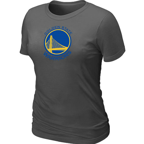 NBA Golden State Warriors Big & Tall Primary Logo D.Grey Womens T-Shirt 