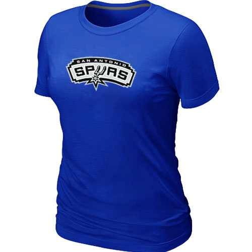 NBA San Antonio Spurs Big & Tall Primary Logo Blue Womens T-Shirt 
