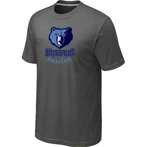 NBA Memphis Grizzlies Big & Tall Primary Logo D.Grey T-Shirt