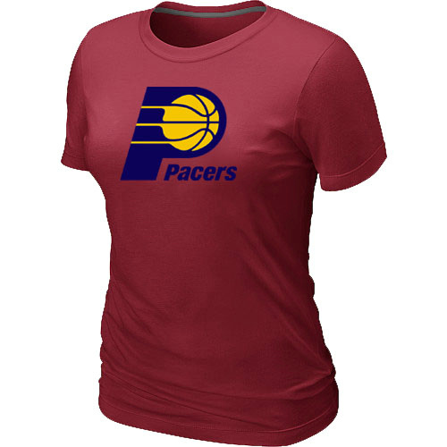 NBA Indiana Pacers Big & Tall Primary Logo Red Womens T-Shirt 