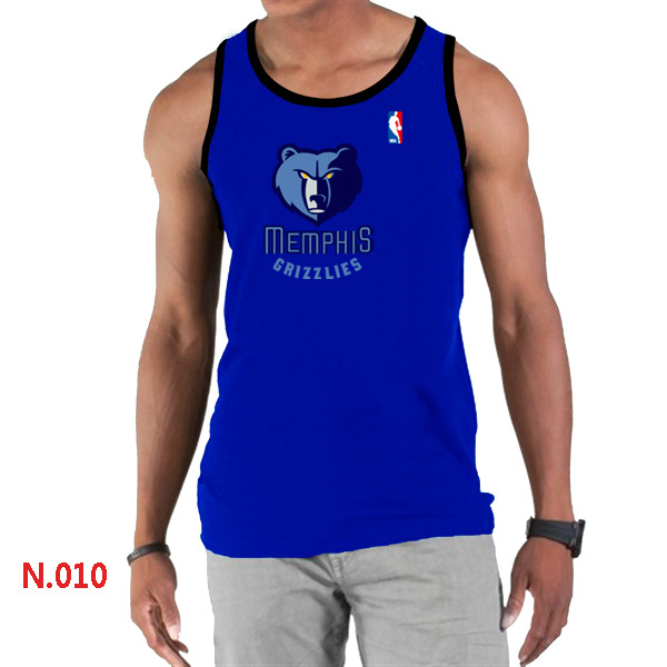 NBA Memphis Grizzlies Big & Tall Primary Logo men Blue Tank Top