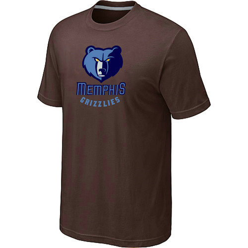 NBA Memphis Grizzlies Big & Tall Primary Logo Brown T-Shirt