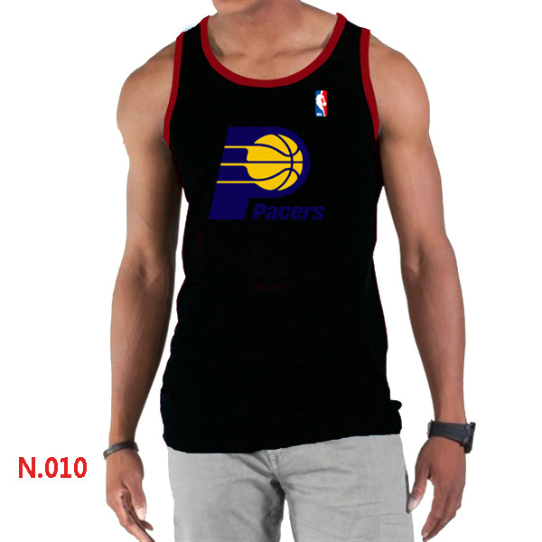 NBA Indiana Pacers Big & Tall Primary Logo men Black Tank Top