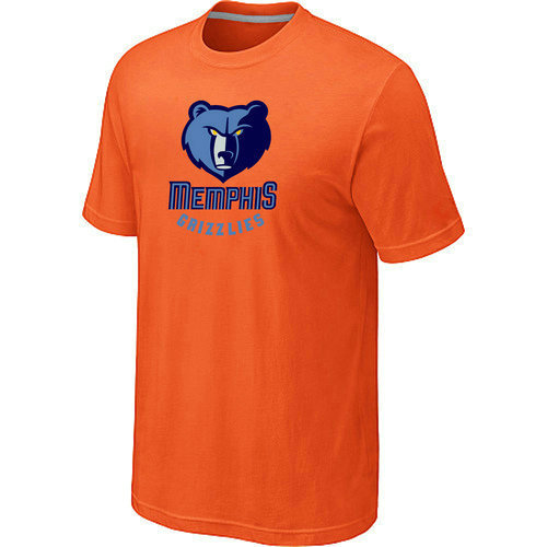 NBA Memphis Grizzlies Big & Tall Primary Logo Orange T-Shirt